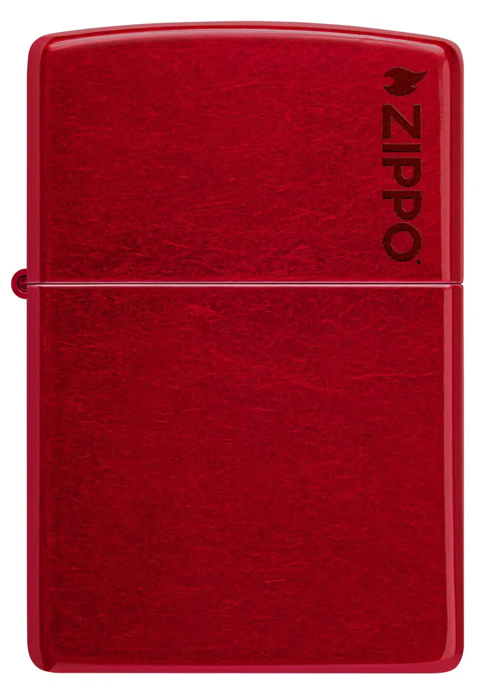 Classic Candy Apple Red Zippo Logo