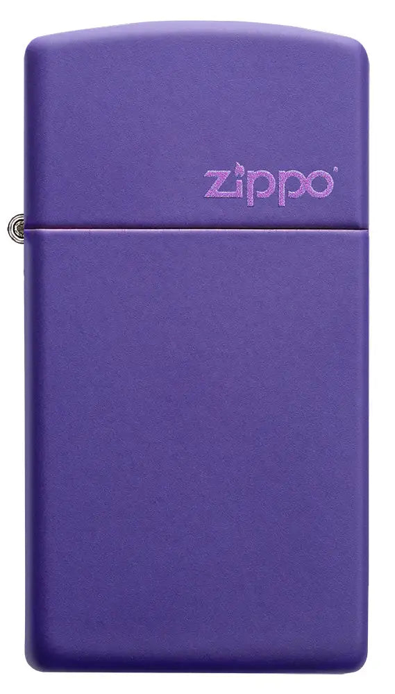 Slim® Purple Matte Zippo Logo