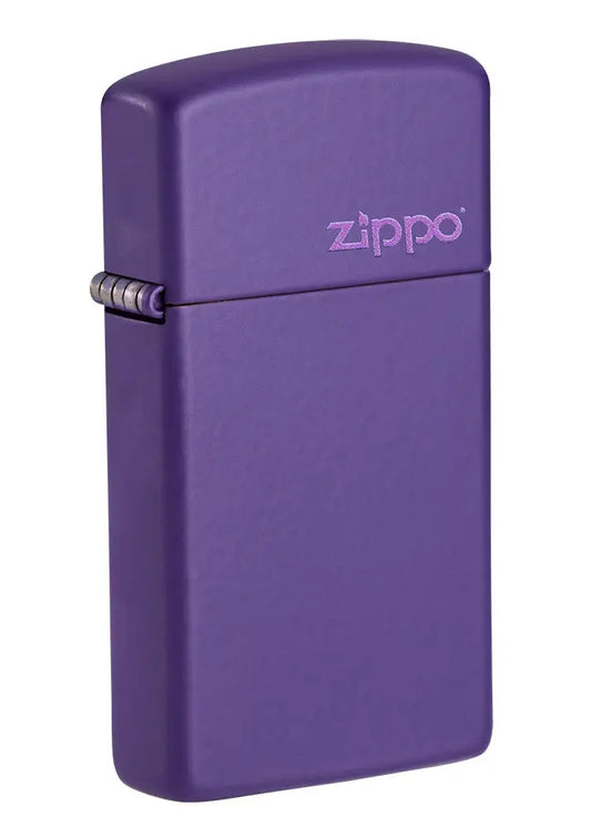 Slim® Purple Matte Zippo Logo